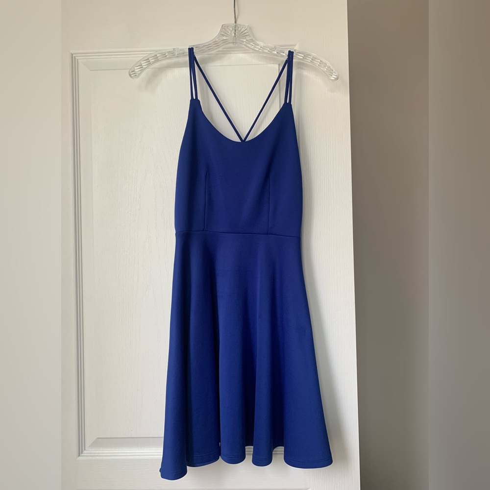 Royal blue Finn & Clover skater dress